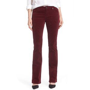 Kut From The Kloth Farrah Baby Bootcut Velour Pants Size 10 Purple New With Tags